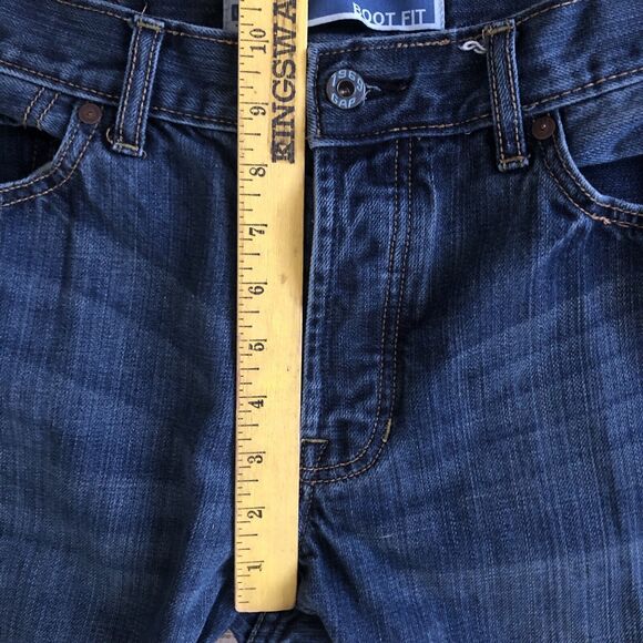 1969 GAP Boot Fit Button Fly Jeans Mens Size 31x30 Y2k Medium Wash Flare Denim - Picture 10 of 12
